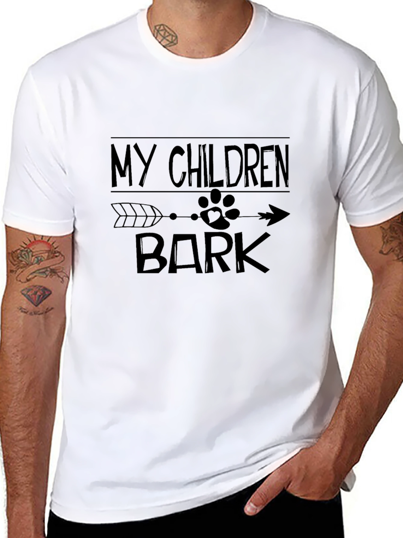 My Children Bark T-Shirt - Dog Lover Tee