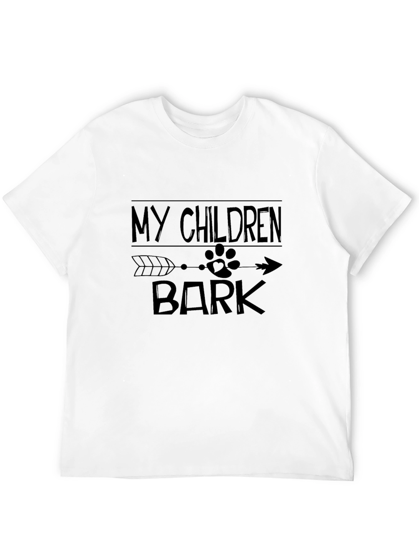 My Children Bark T-Shirt - Dog Lover Tee