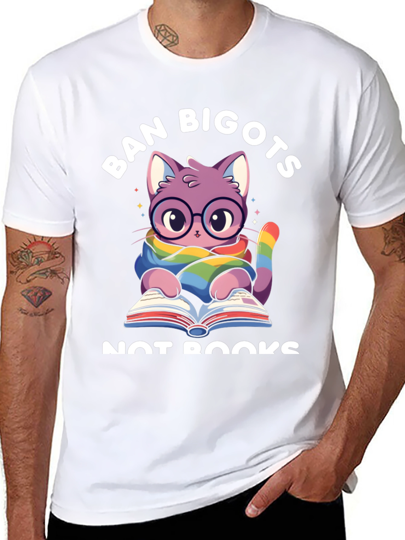 Ban Bigots Not Books T-Shirt