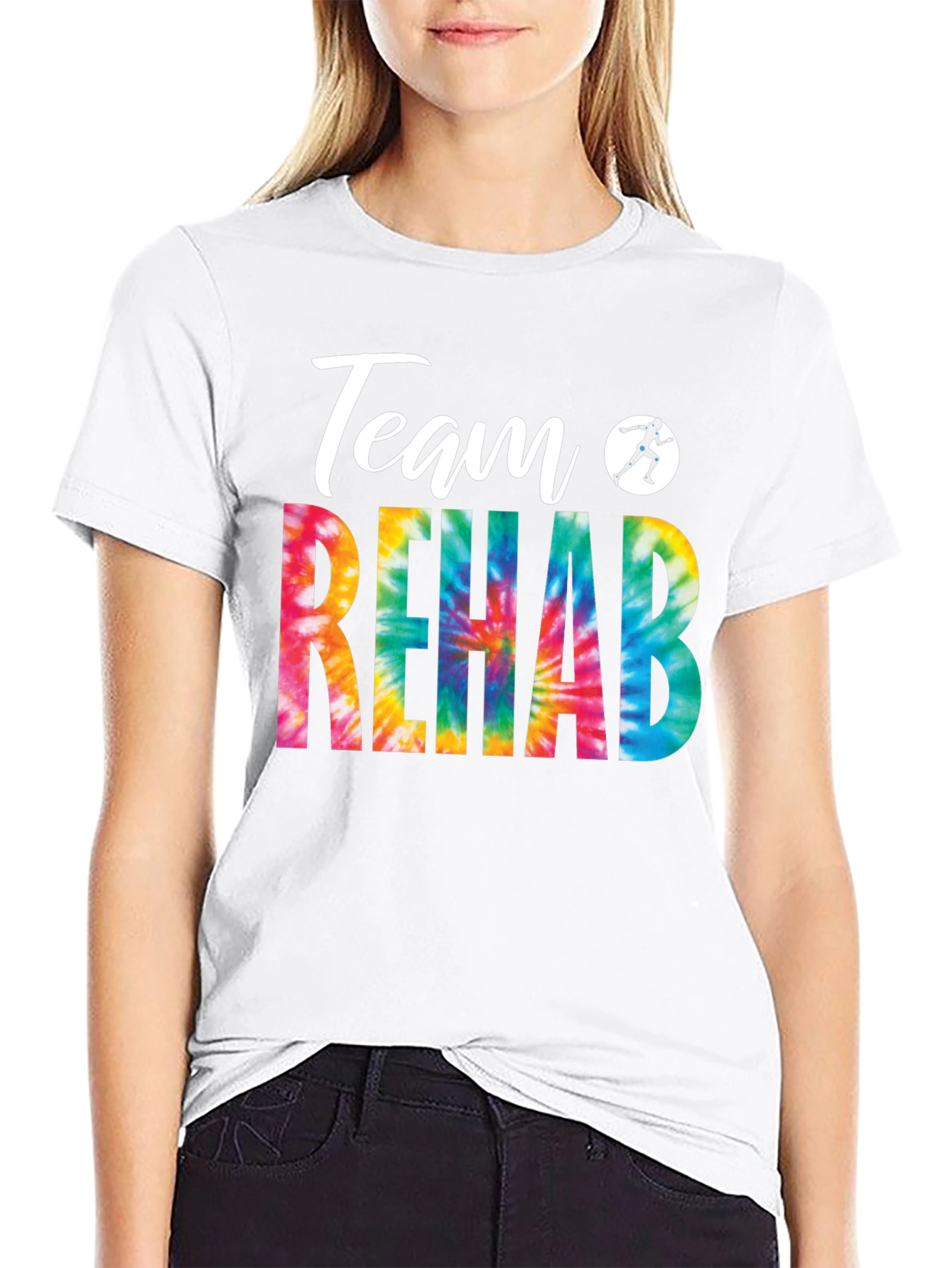 Team Rehab Tie Dye Graphic Tee