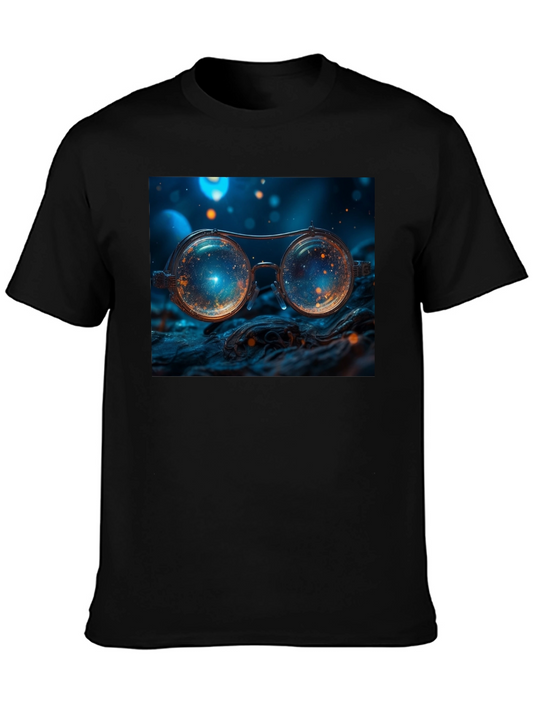Galaxy Goggles Graphic Tee - Black