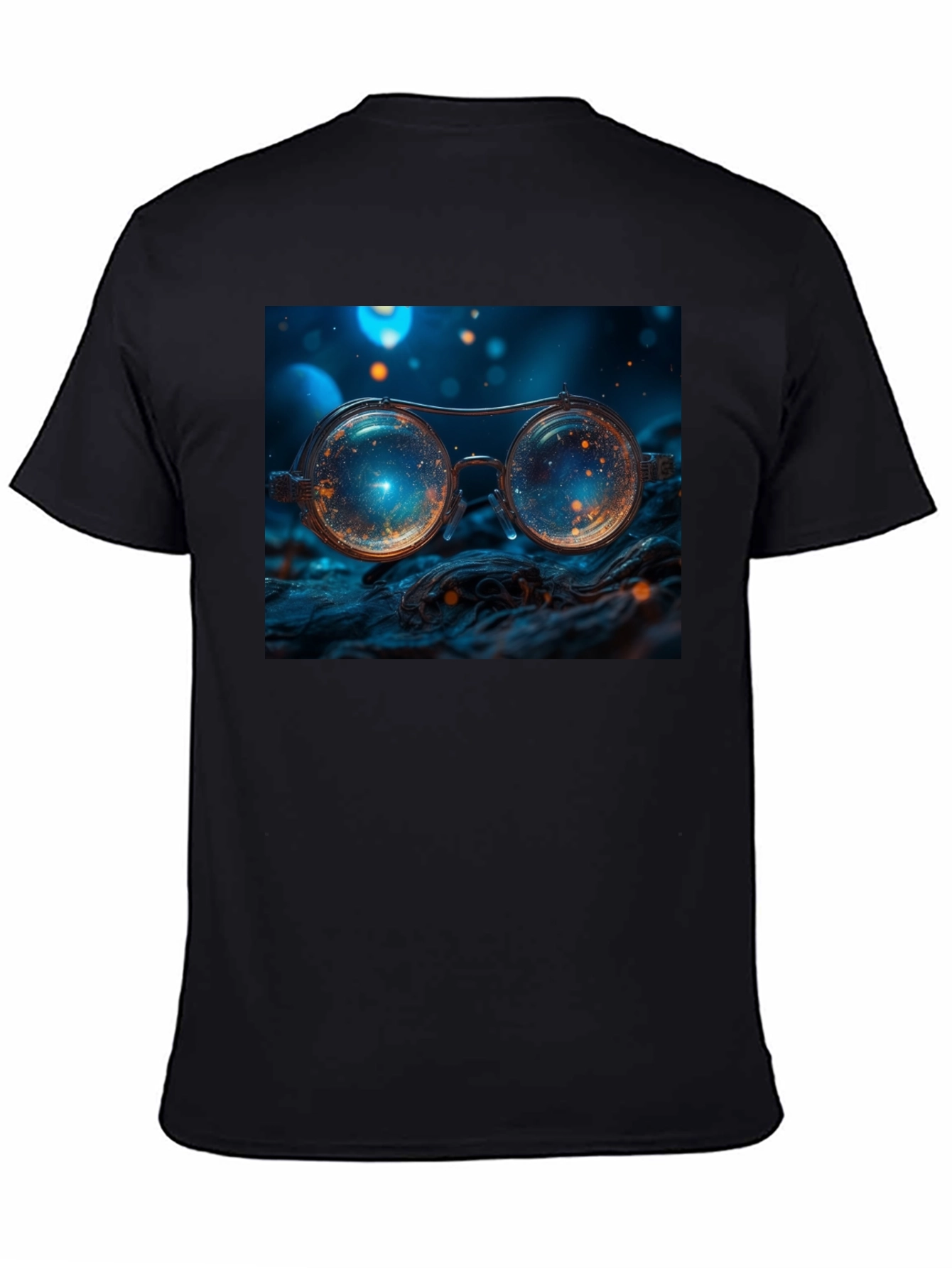 Galaxy Goggles Graphic Tee - Black