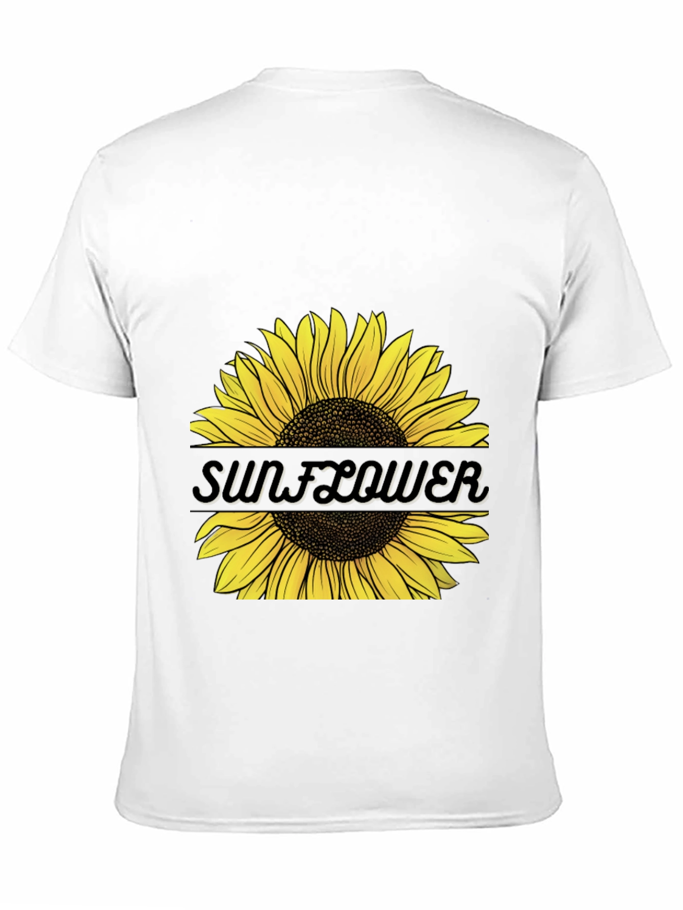 Sunflower Graphic Tee - Unisex Black T-Shirt