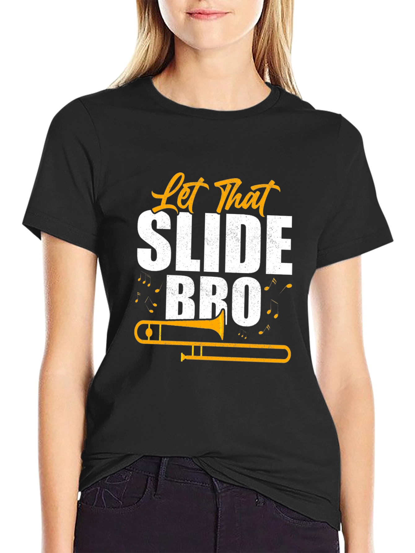 Let That Slide Bro Trombone T-Shirt