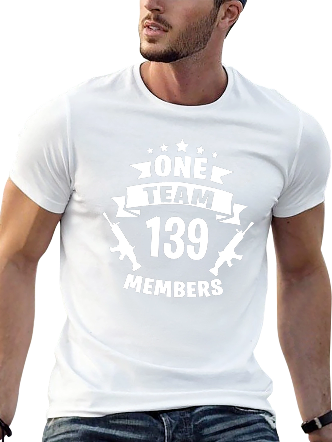 One Team 139 Members Graphic T-Shirt