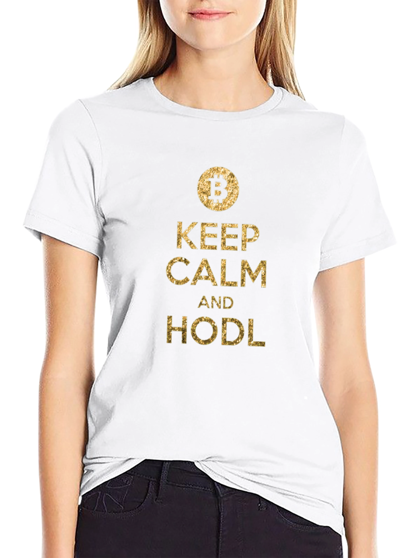 Keep Calm and HODL Bitcoin T-Shirt