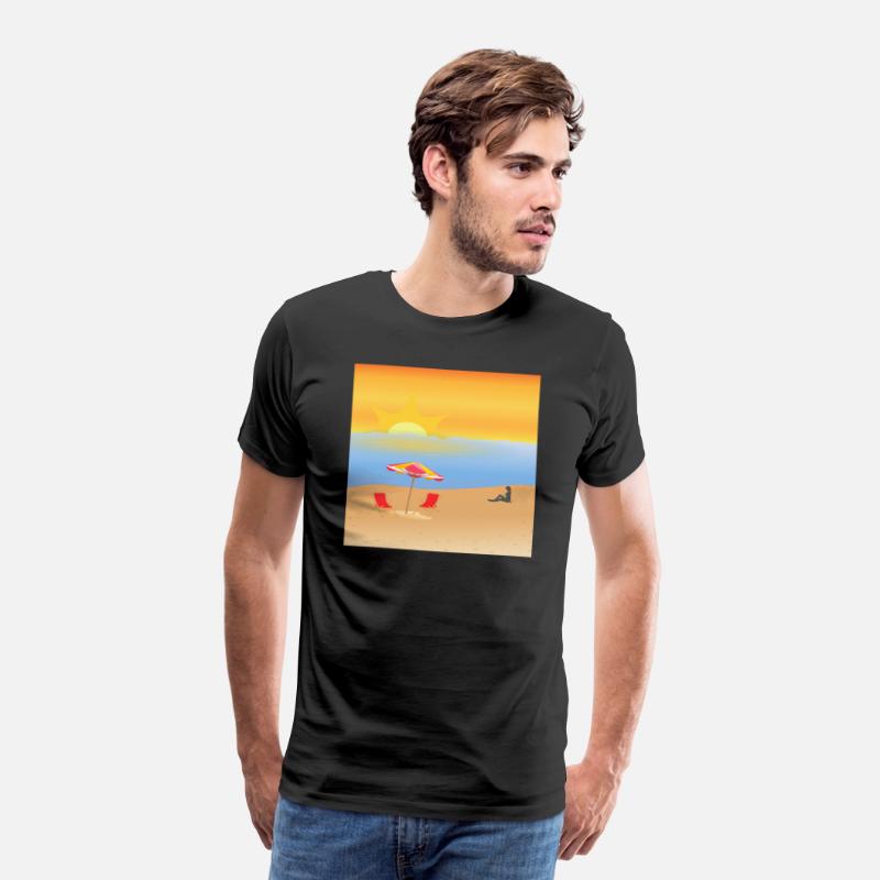 On the beach