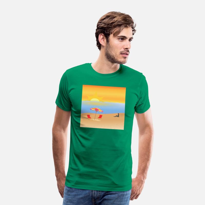 On the beach
