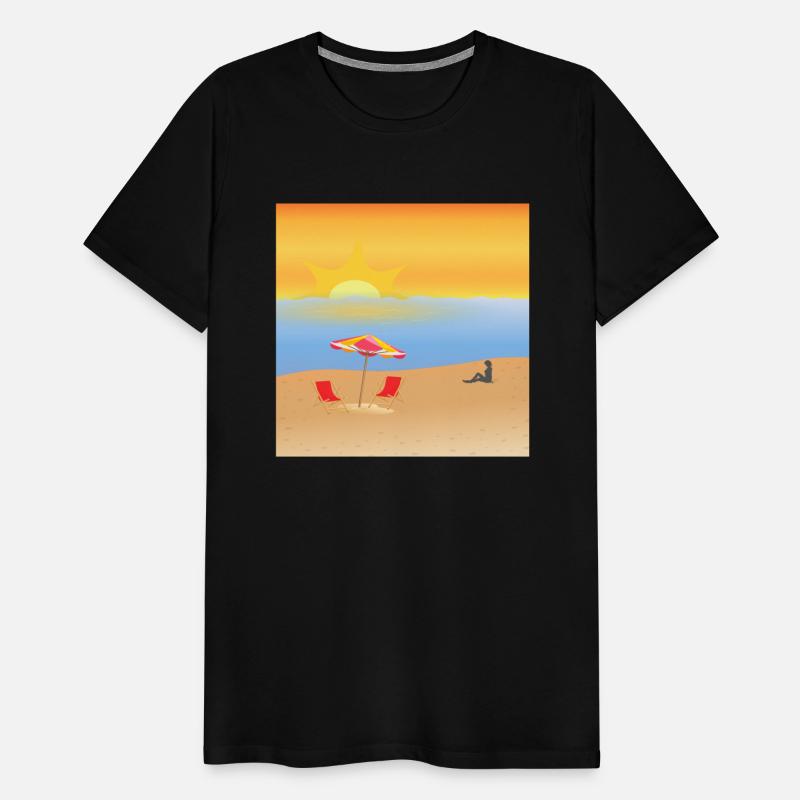 On the beach