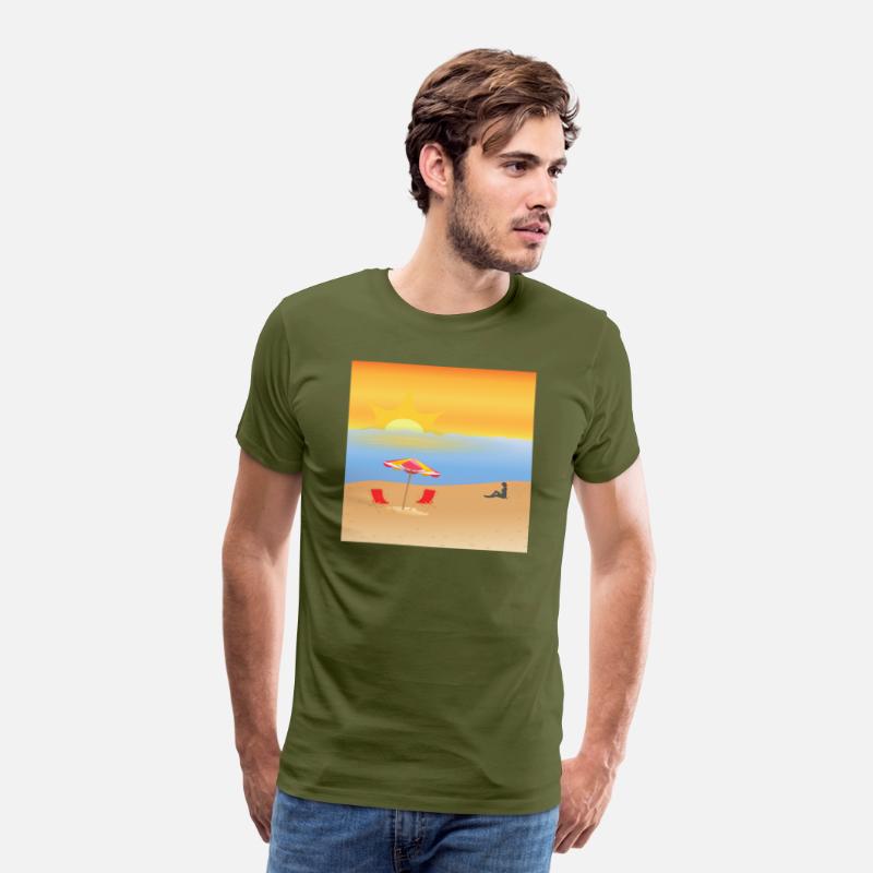 On the beach