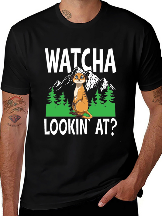 Watcha Lookin At? Meerkat Graphic Tee