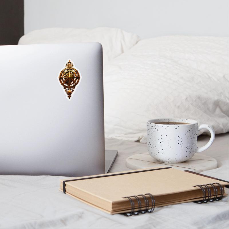 Ornate Antique Compass Pendant Design
