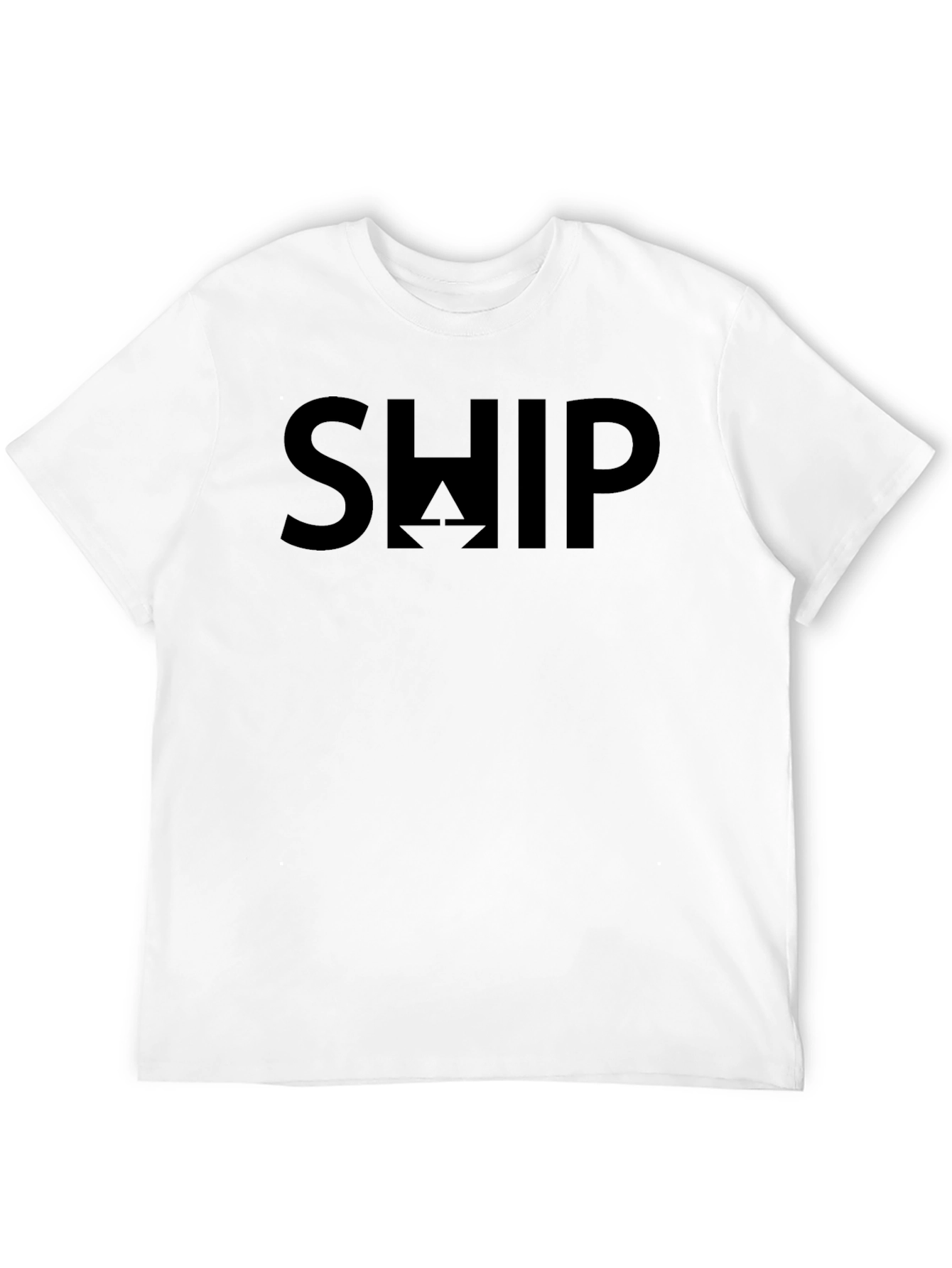 Mens Black Graphic T-Shirt - SHIP
