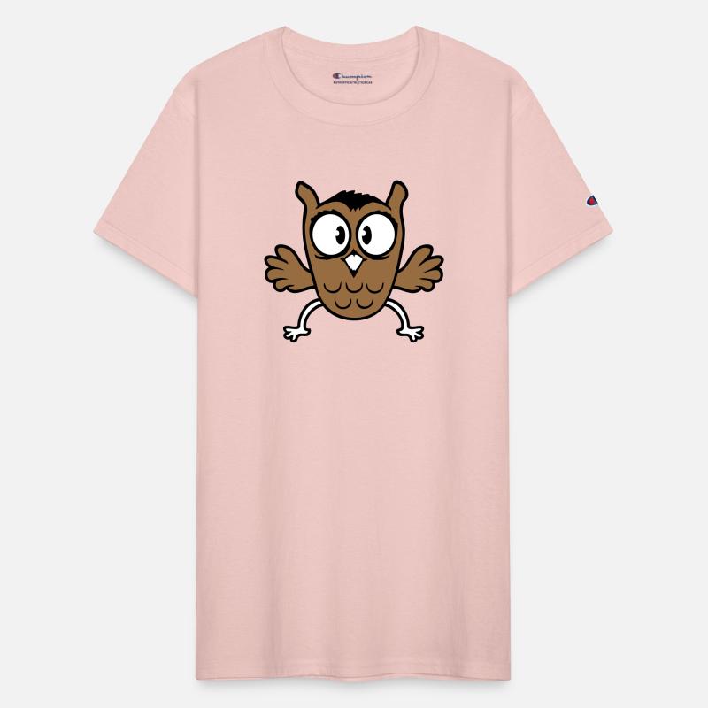 Owl jumps funny jumping jack flies flutters happy