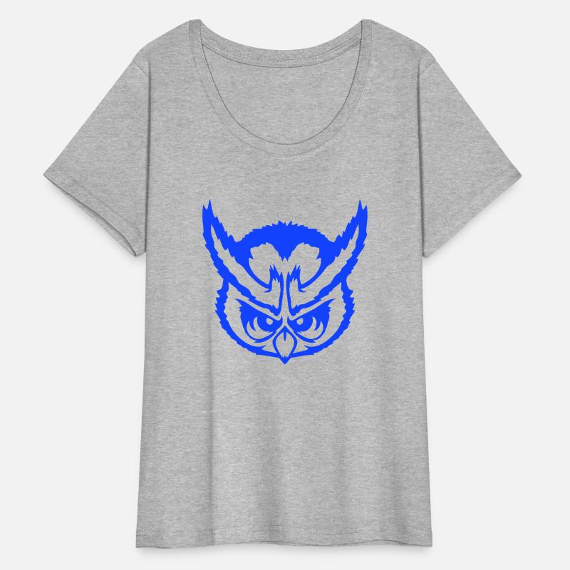 Owl looks evil dangerous cool face head comic fun