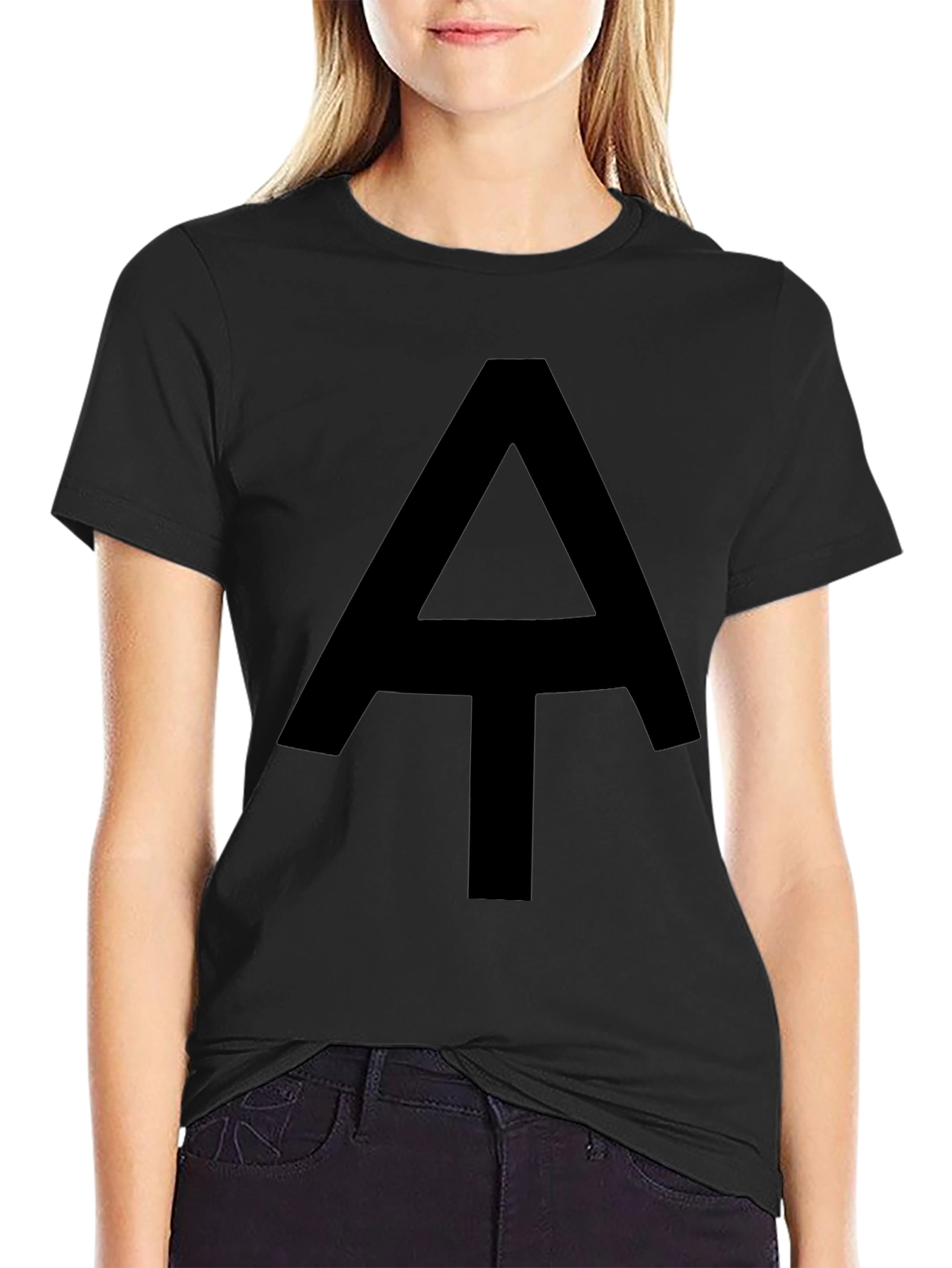 AT Hiking Trail Symbol Black T-Shirt