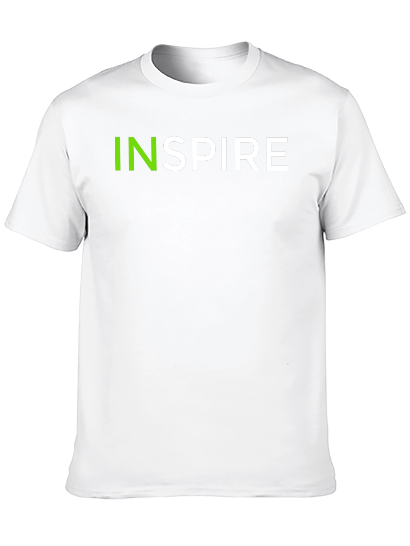 Inspire Graphic Tee - Black Cotton Blend T-Shirt