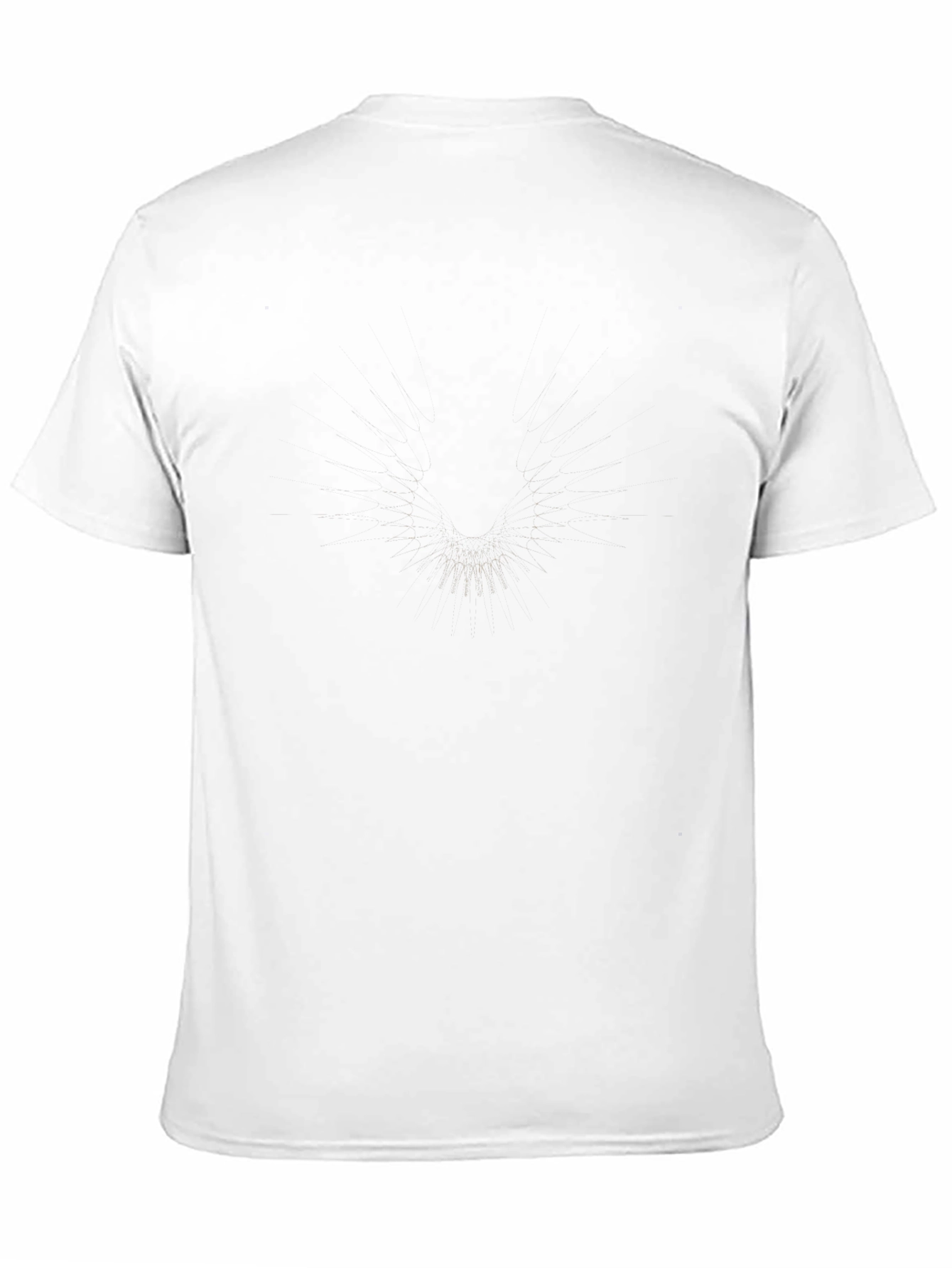 Mens Solid Black Crew Neck T-Shirt