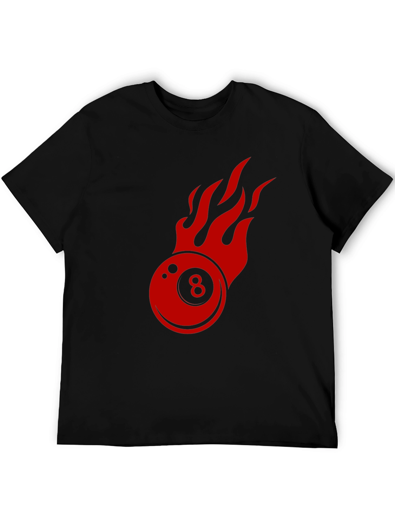 Flaming 8-Ball Graphic Tee