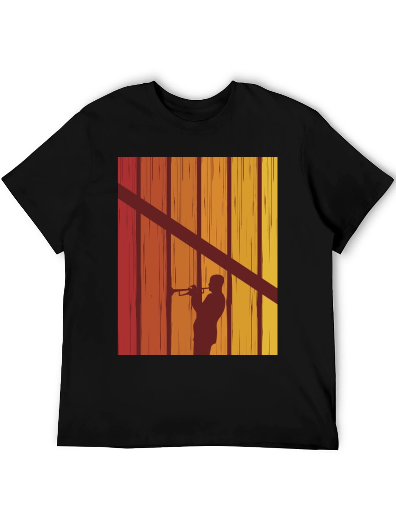 Retro Trumpet Player Graphic Tee