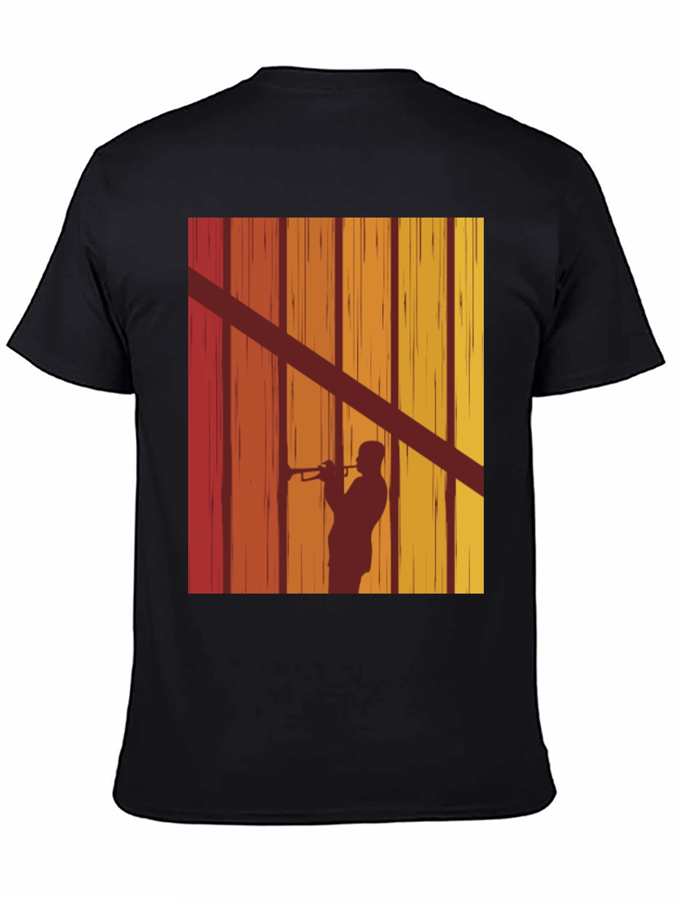 Retro Trumpet Player Graphic Tee