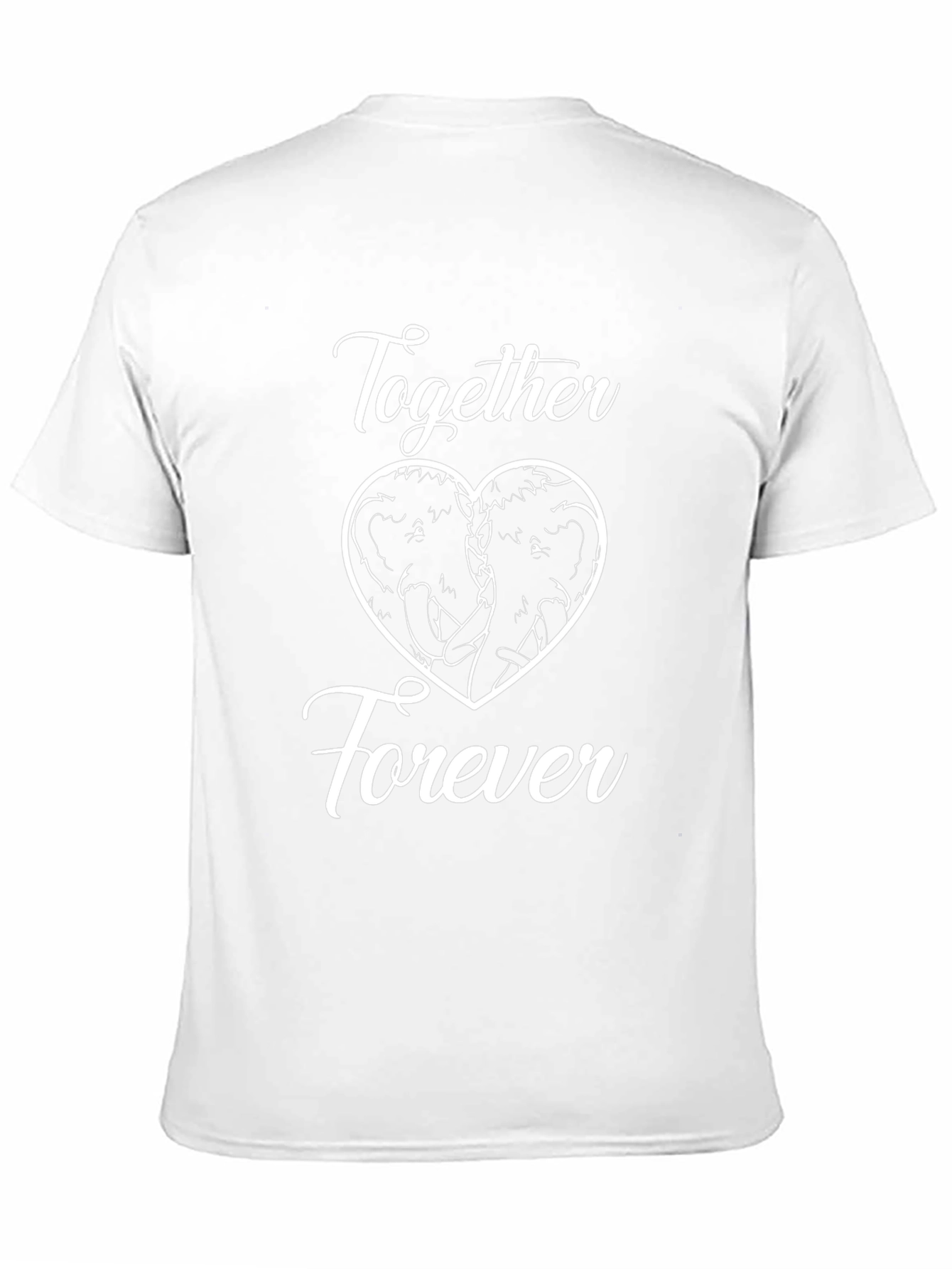 Together Forever Elephant Heart Graphic Tee