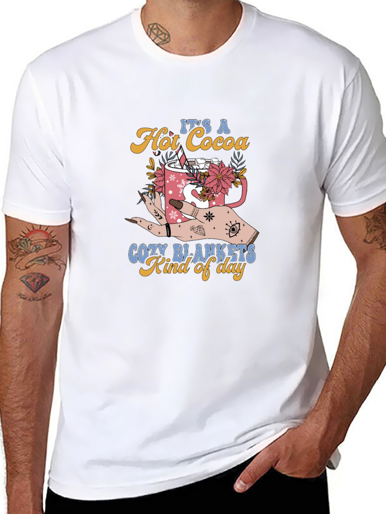 Hot Cocoa Cozy Blankets T-Shirt