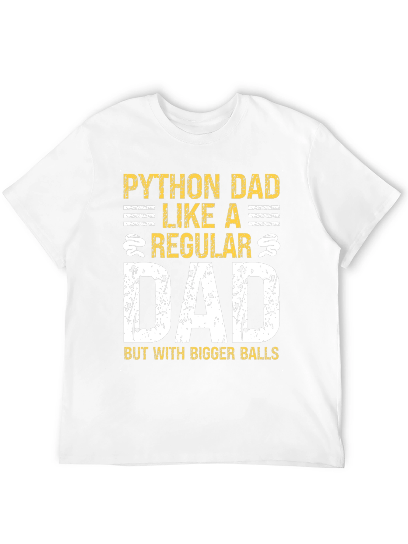 Python Dad Bigger Balls Graphic Tee
