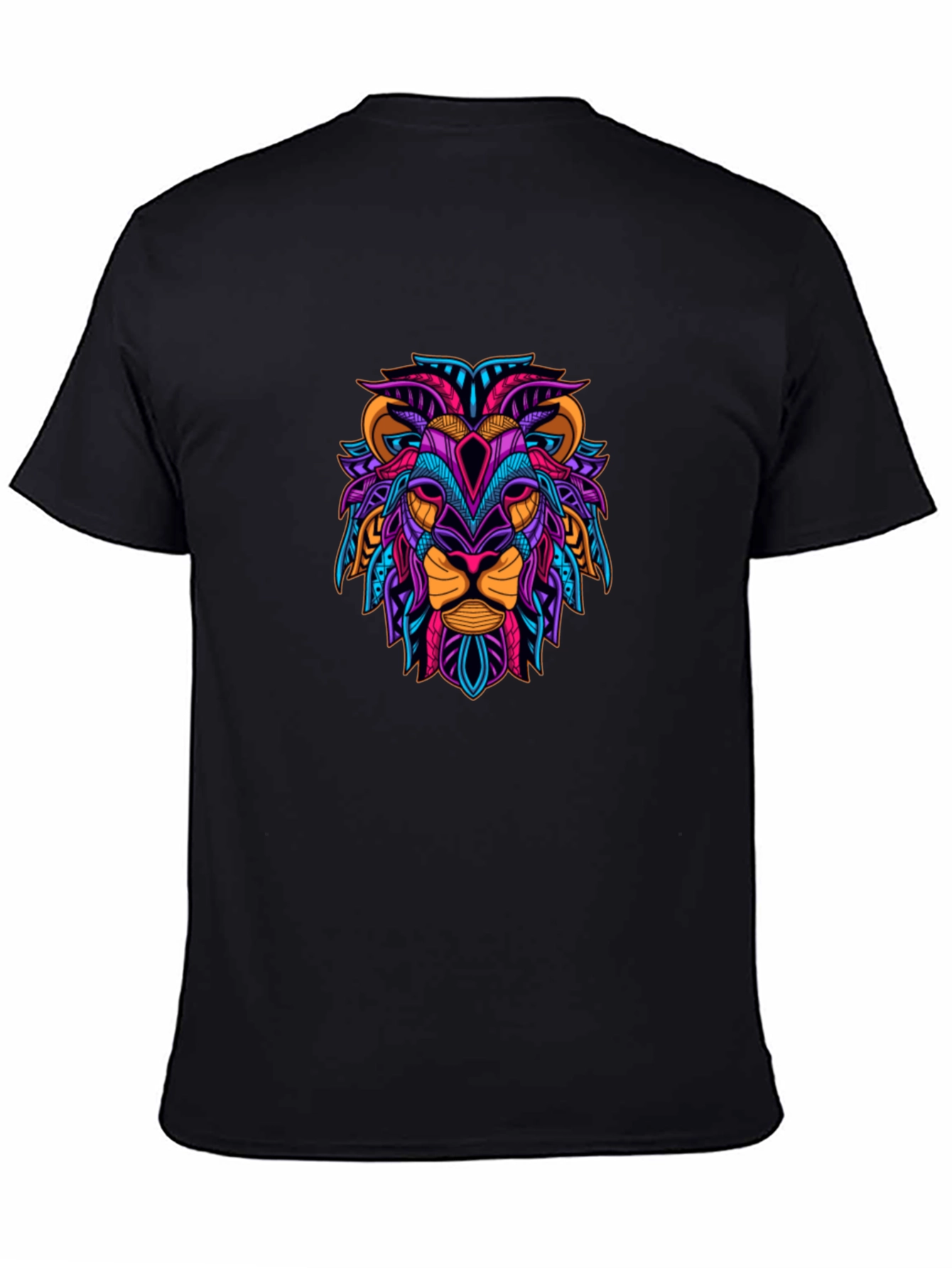 Vibrant Lion Graphic Tee - Bold Style