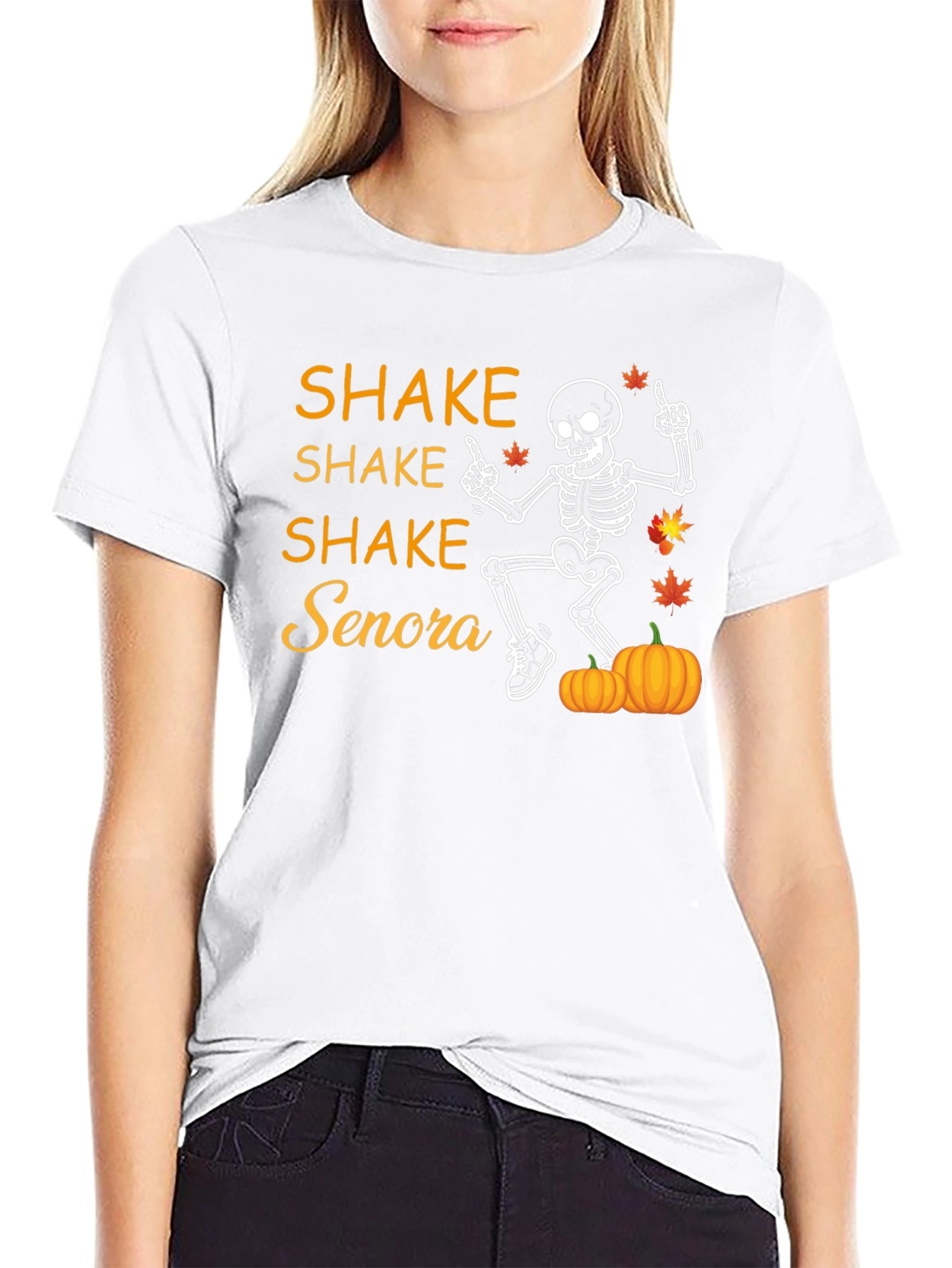 Shake Senora Halloween Skeleton T-Shirt