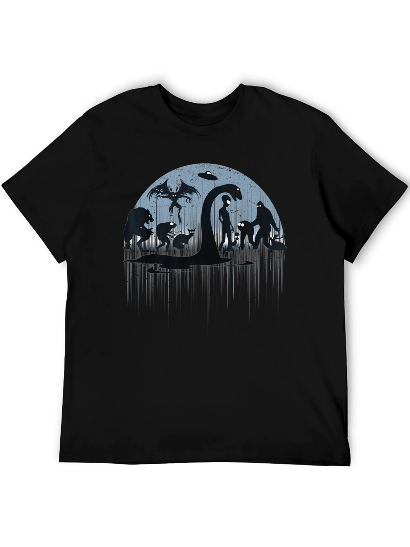 Cryptid Crew T-Shirt - Creature Silhouette Design