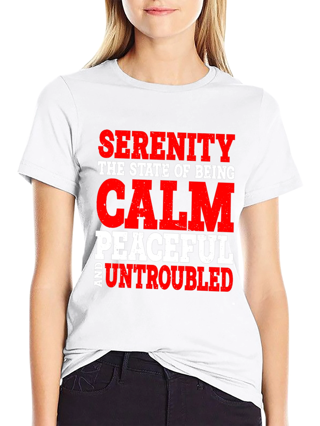 Serenity Calm Peaceful T-Shirt - Relaxed State of Mind