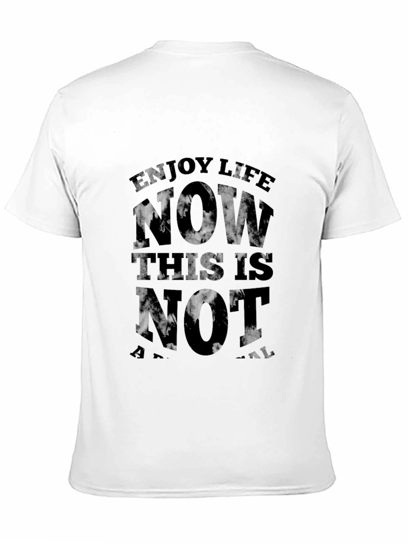 Enjoy Life Now Graphic T-Shirt - Black