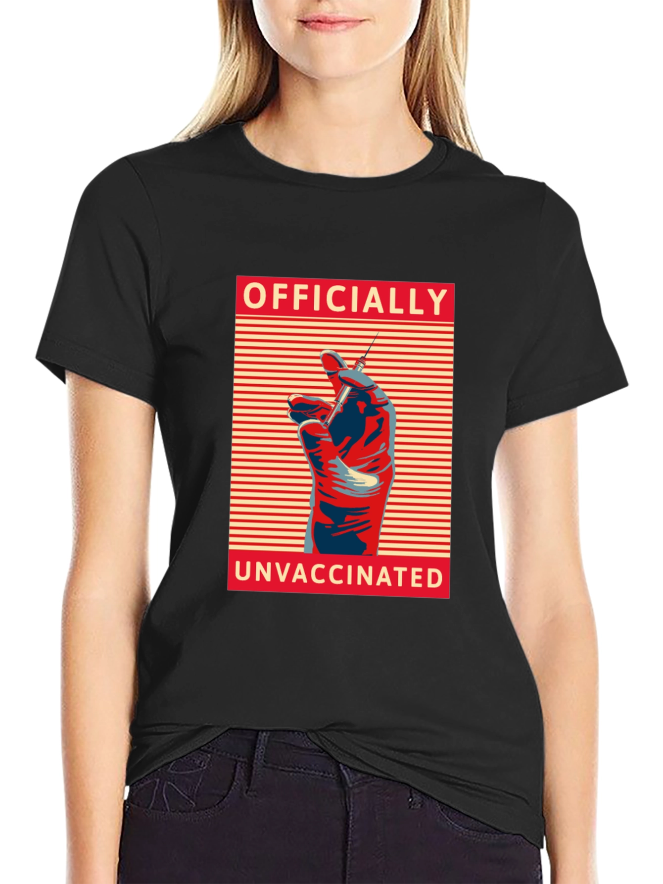 Officially Unvaccinated T-Shirt - Anti-Vax Protest Apparel