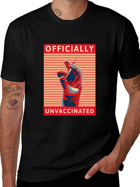 Officially Unvaccinated T-Shirt - Anti-Vax Protest Apparel