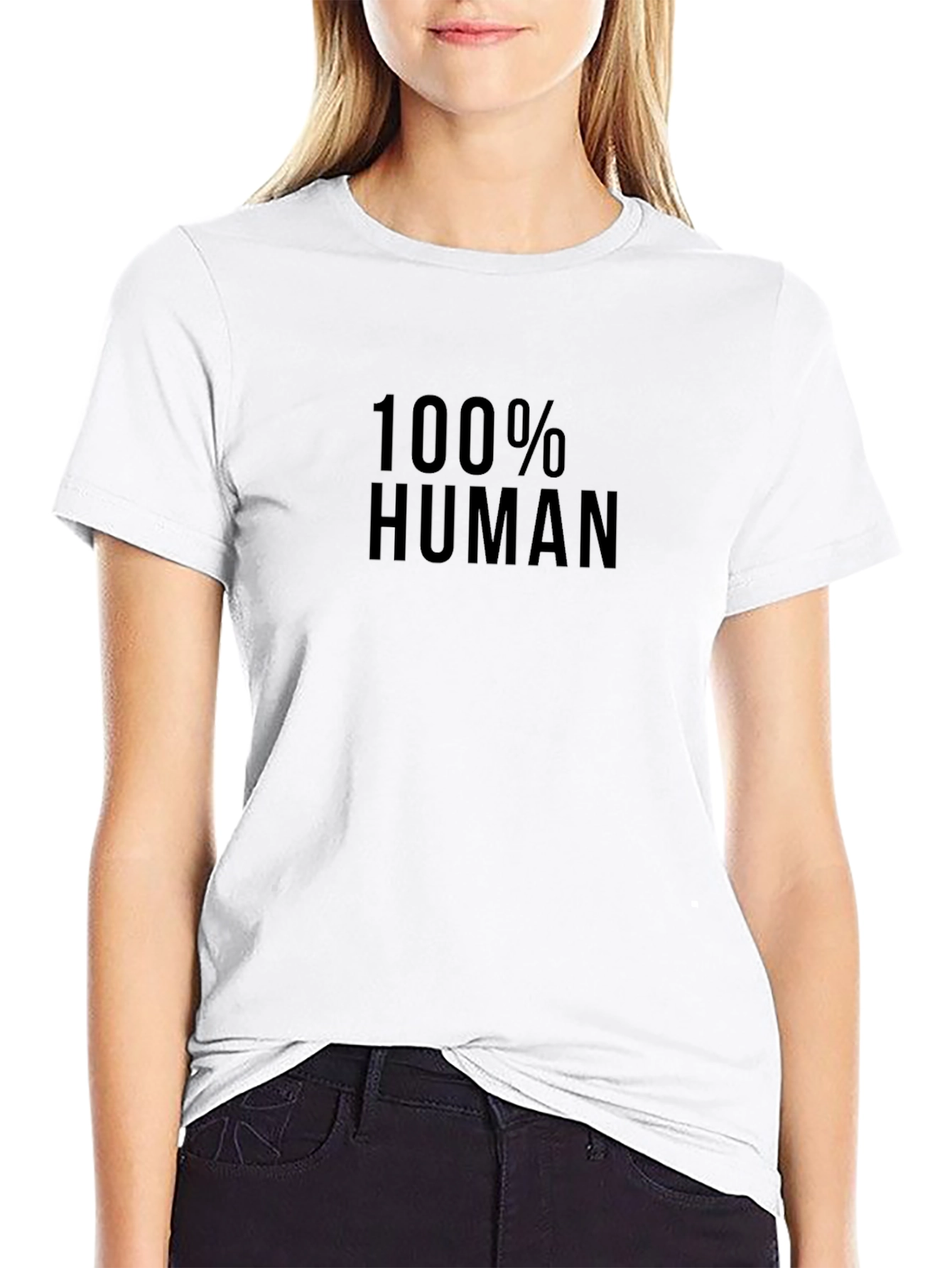 100% Human Crew Neck T-Shirt