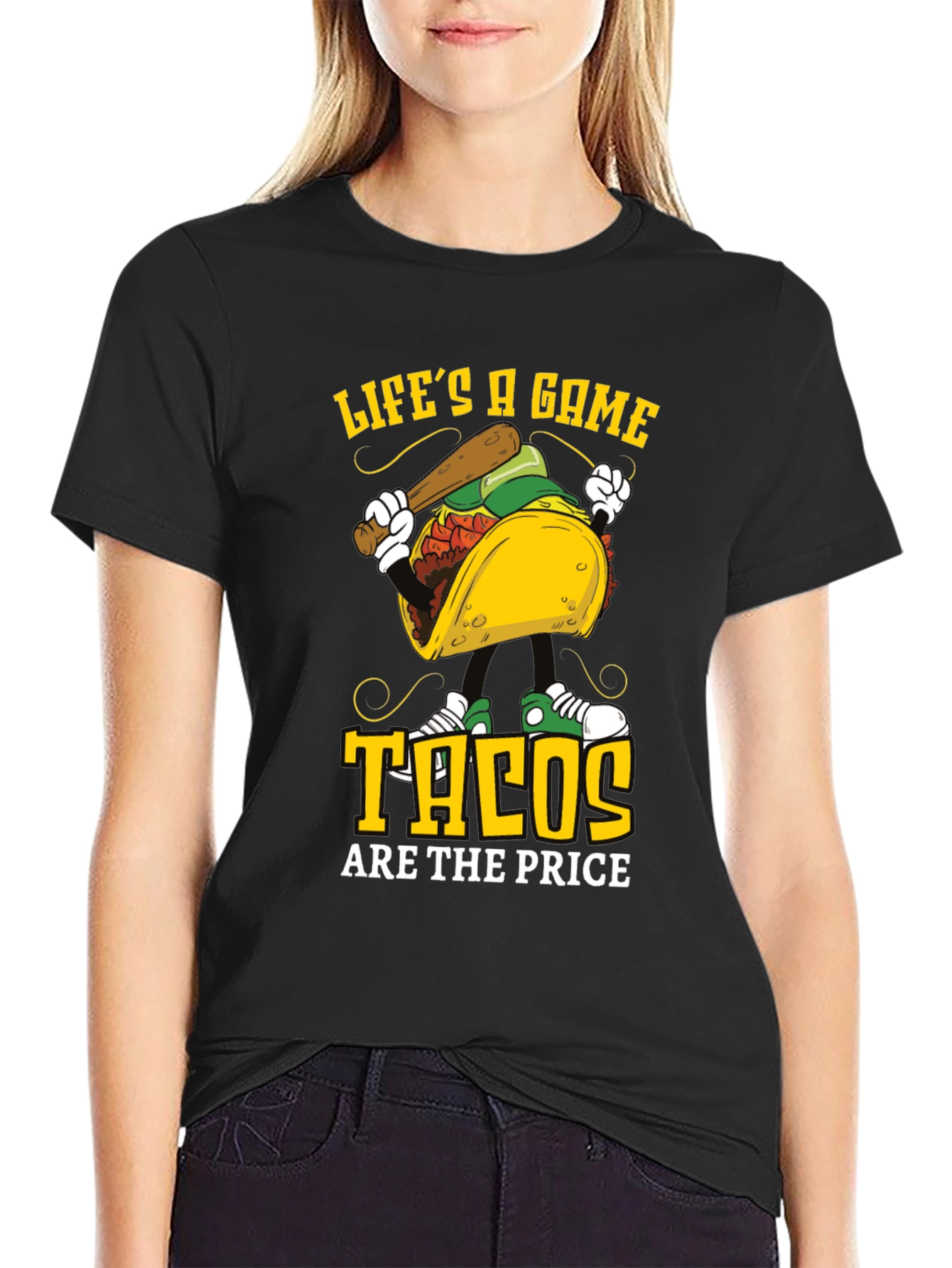 Lifes a Game Tacos are the Price T-shirt
