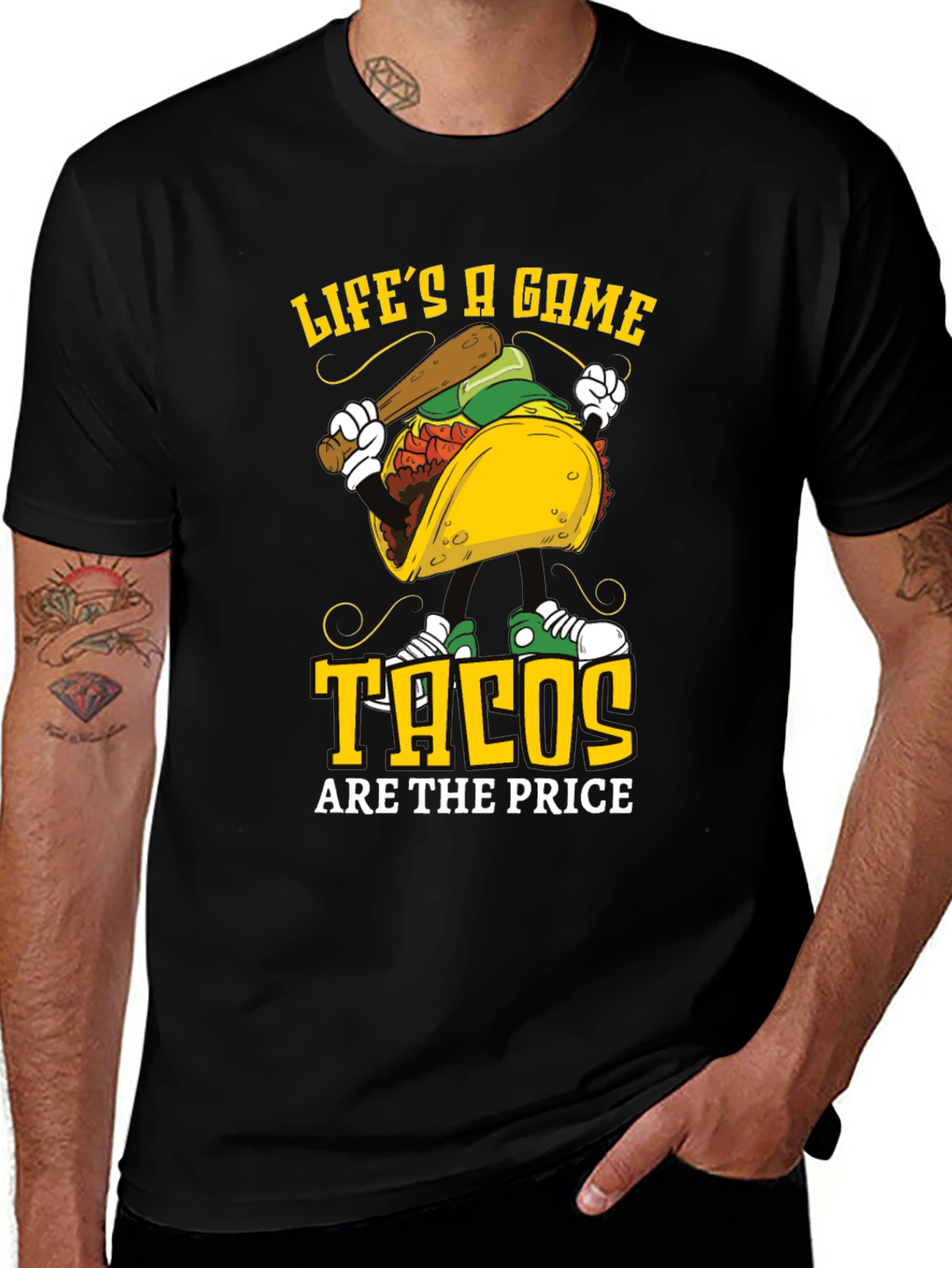Lifes a Game Tacos are the Price T-shirt