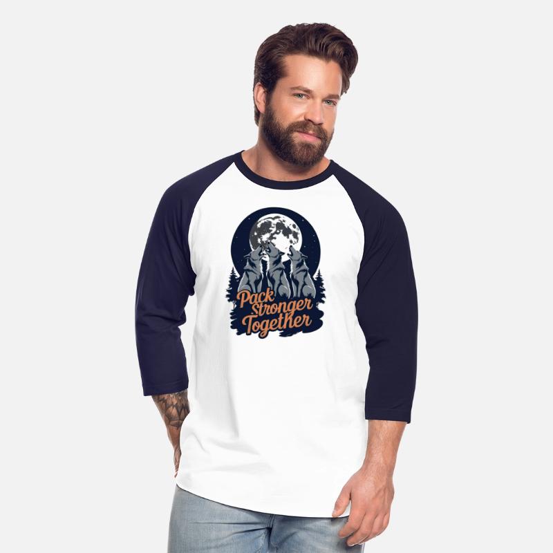 Pack Stronger Together – Howling Wolves Under Moon