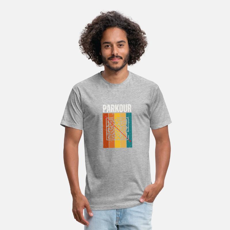 Parkour Labyrinth Vintage Retro 70s Design Parkour
