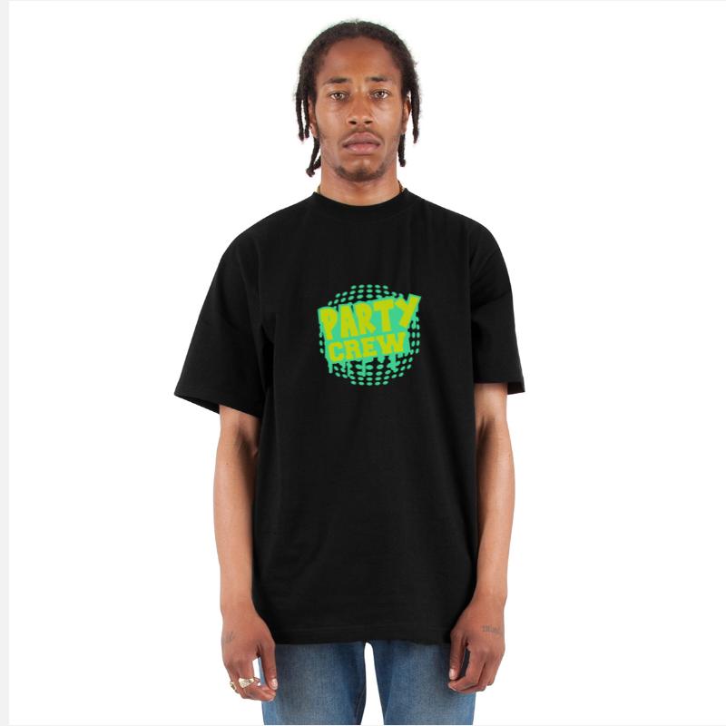Party Crew Team Fun Friends Group Member Text Logo