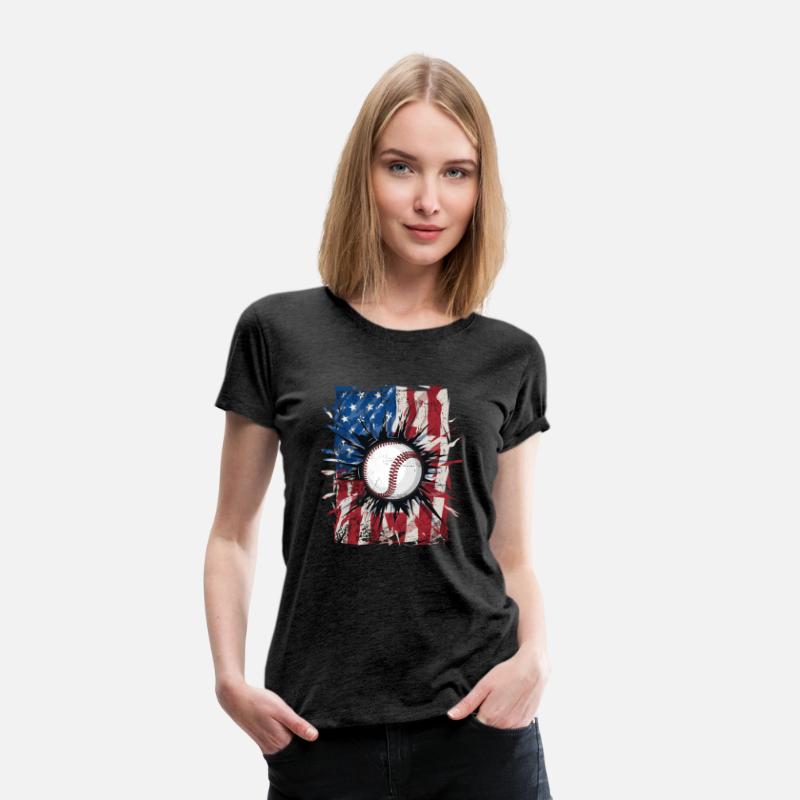 Patriotic Baseball 4Th Of July Usa American