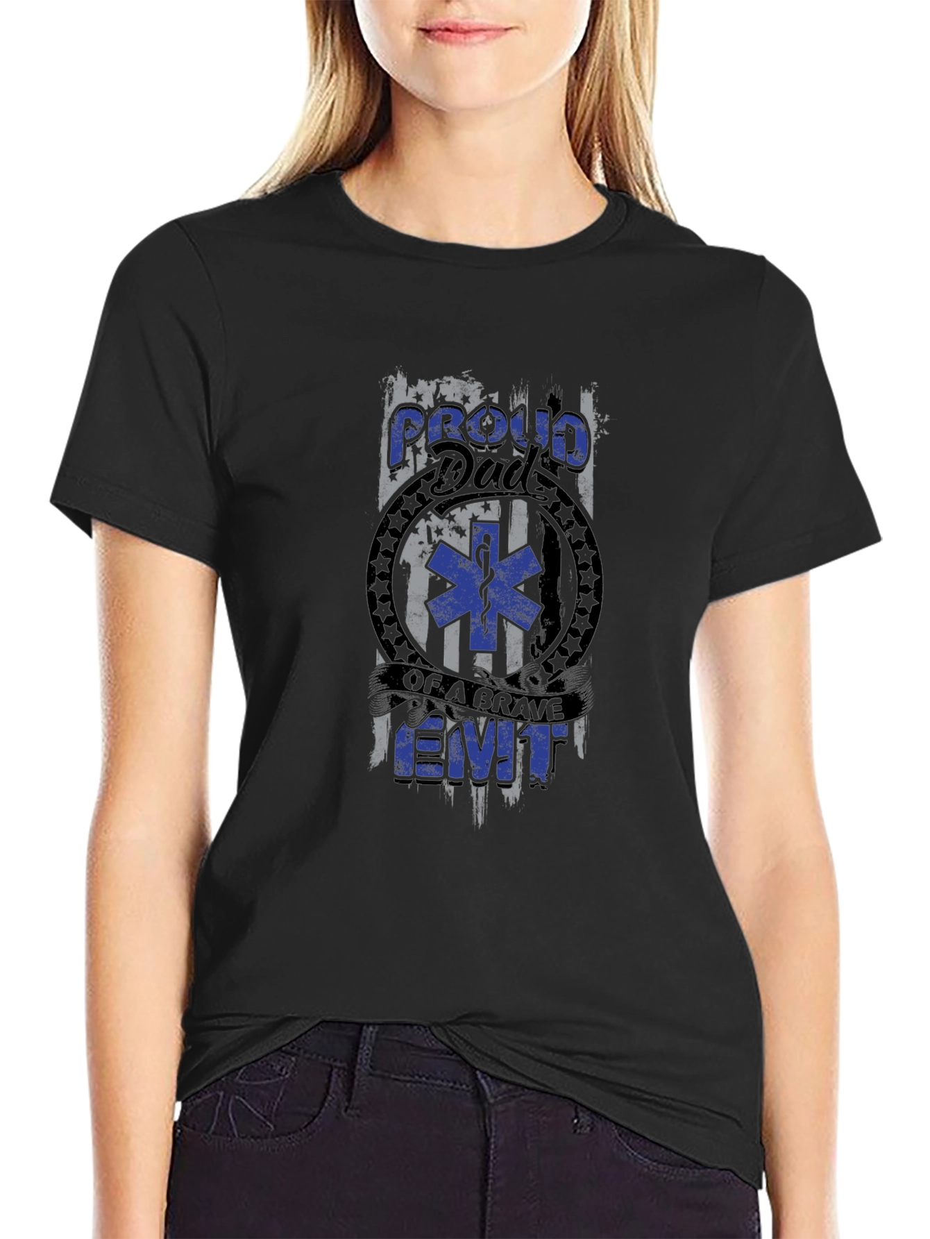 Proud Dad of a Brave EMT T-Shirt