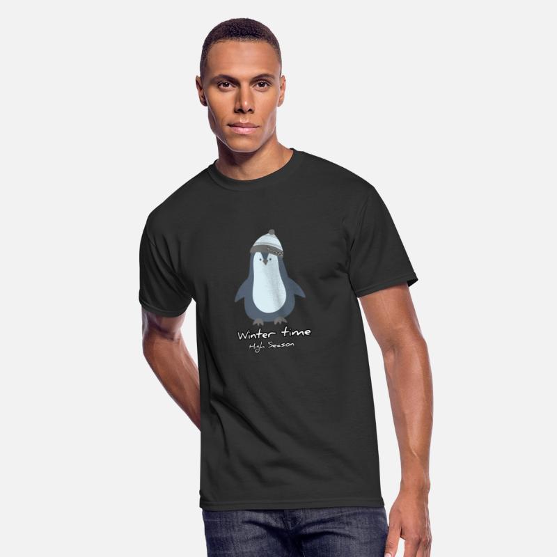 penguin fur Hat Winter time Yardside font logo