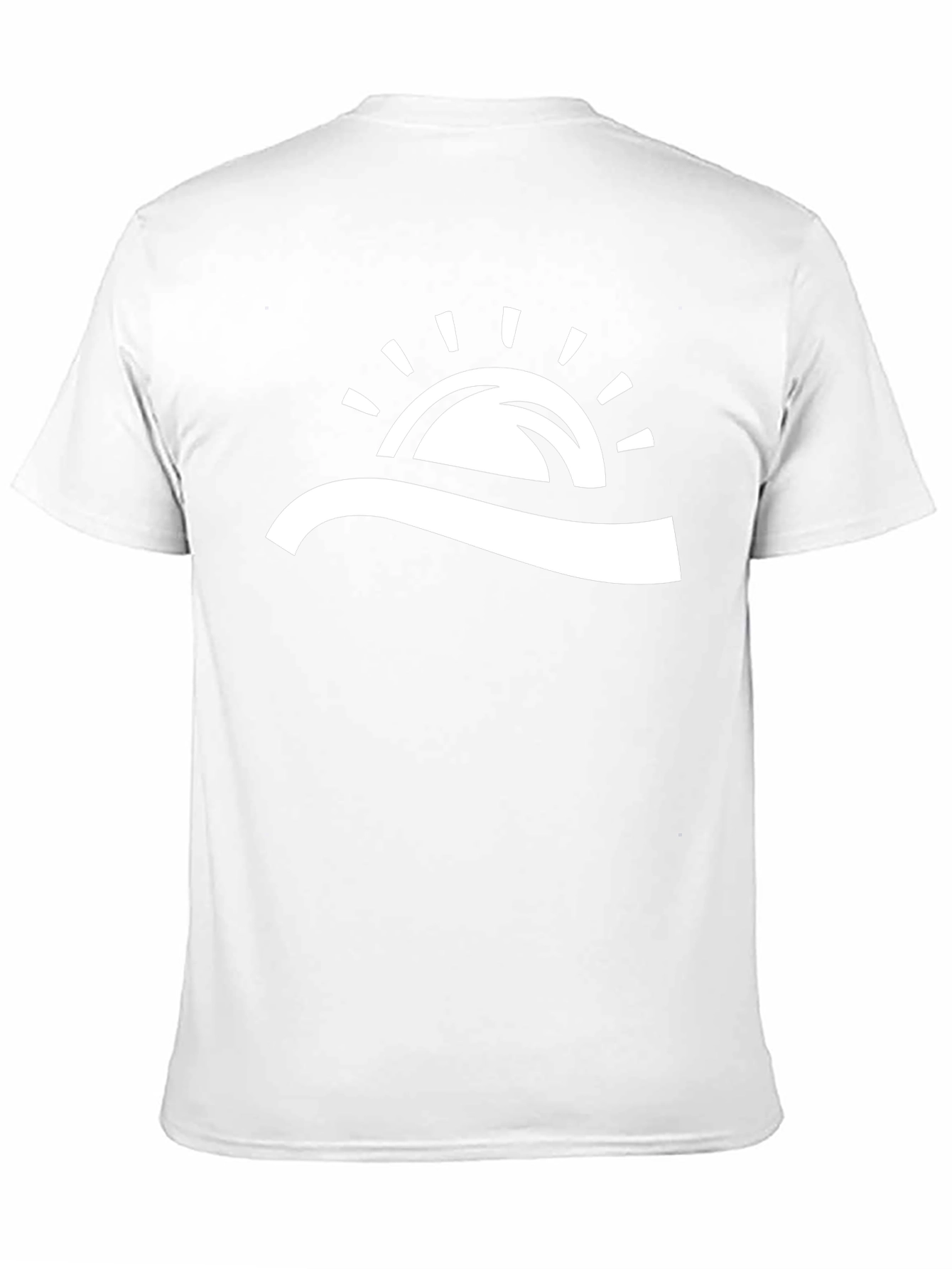 Sunrise Graphic Tee - Black Cotton Comfort