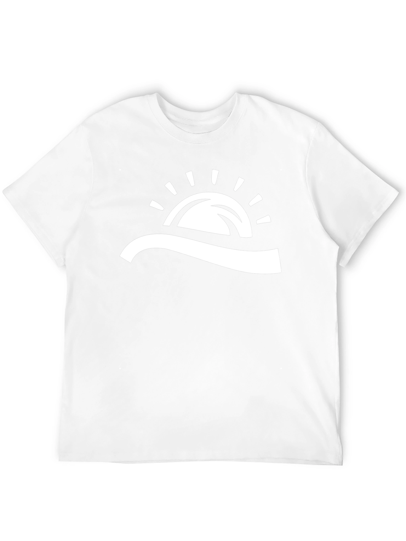 Sunrise Graphic Tee - Black Cotton Comfort