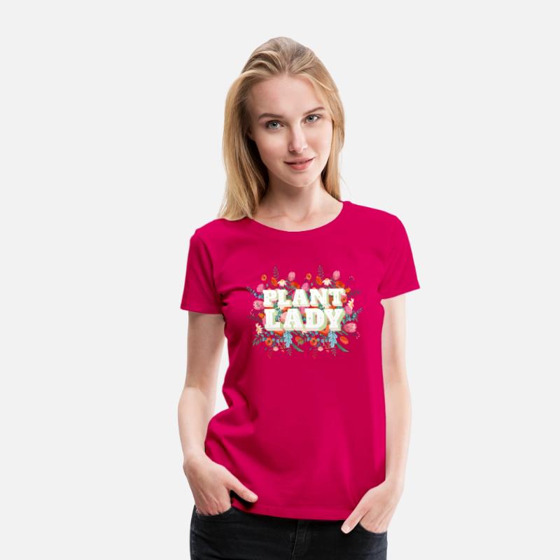 Plant Lady Flowers in Background