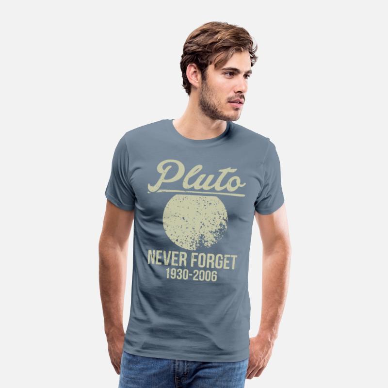 Pluto Never Forget Astronomy Tee