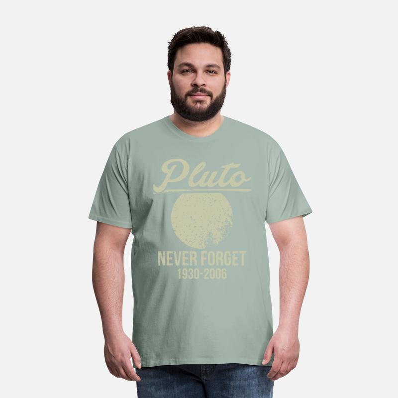 Pluto Never Forget Astronomy Tee