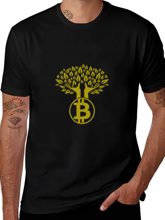 Bitcoin Tree Graphic Tee - Crypto Investor Fashion
